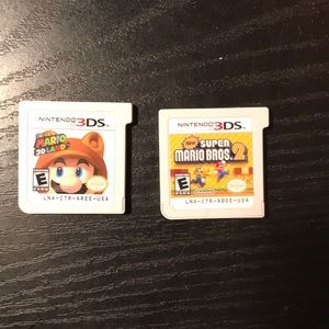Super mario 3d land and new super mario bros 2